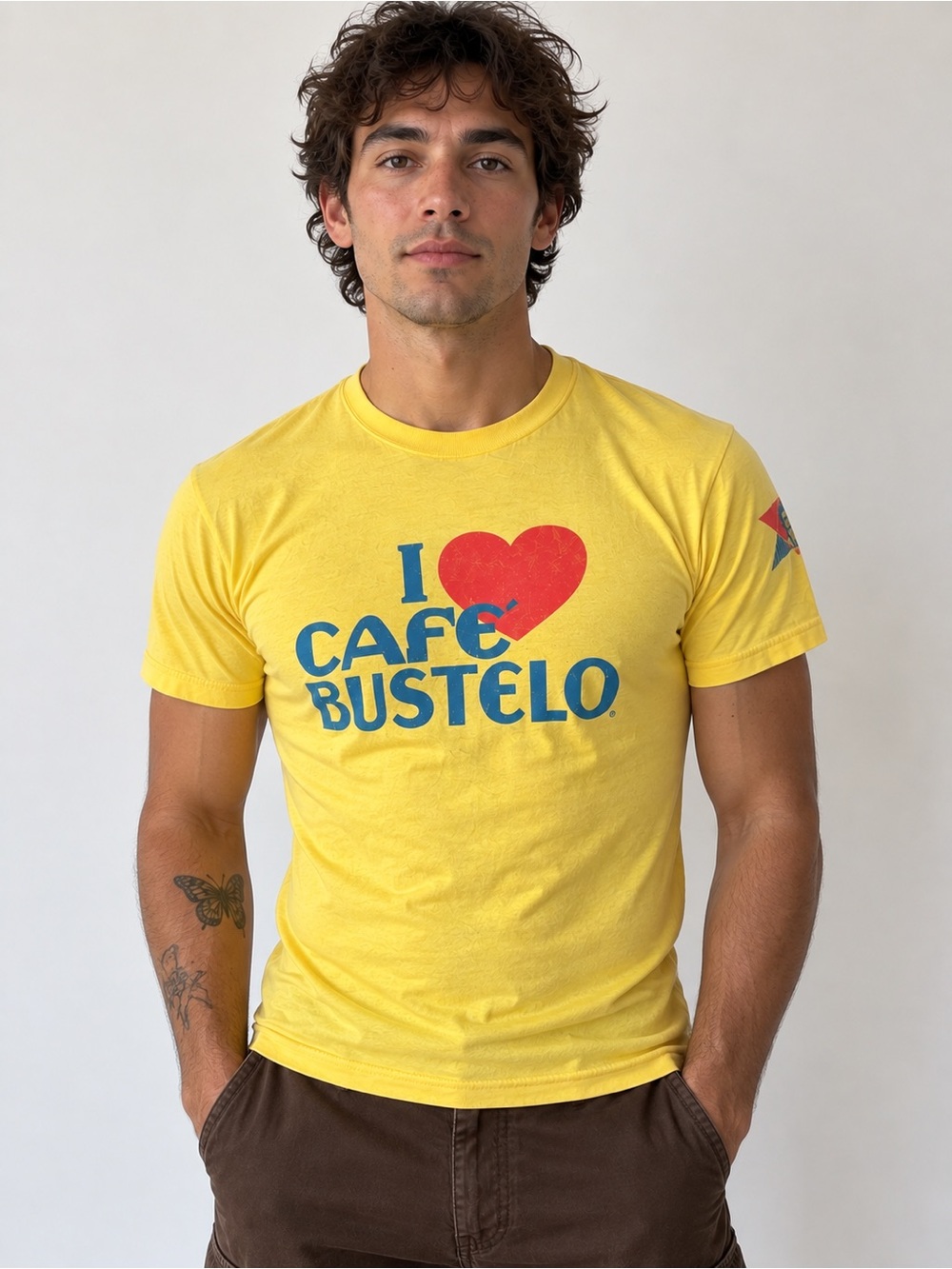 Café Bustelo x American Apparel I ❤️ Coffee Graphic Tee Men’s M
